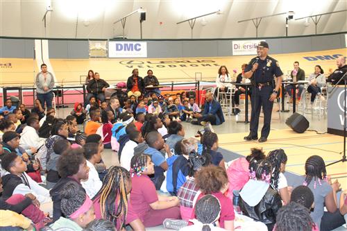 Chief Godbee encourages students to increase their safety, health and fitness habits! 